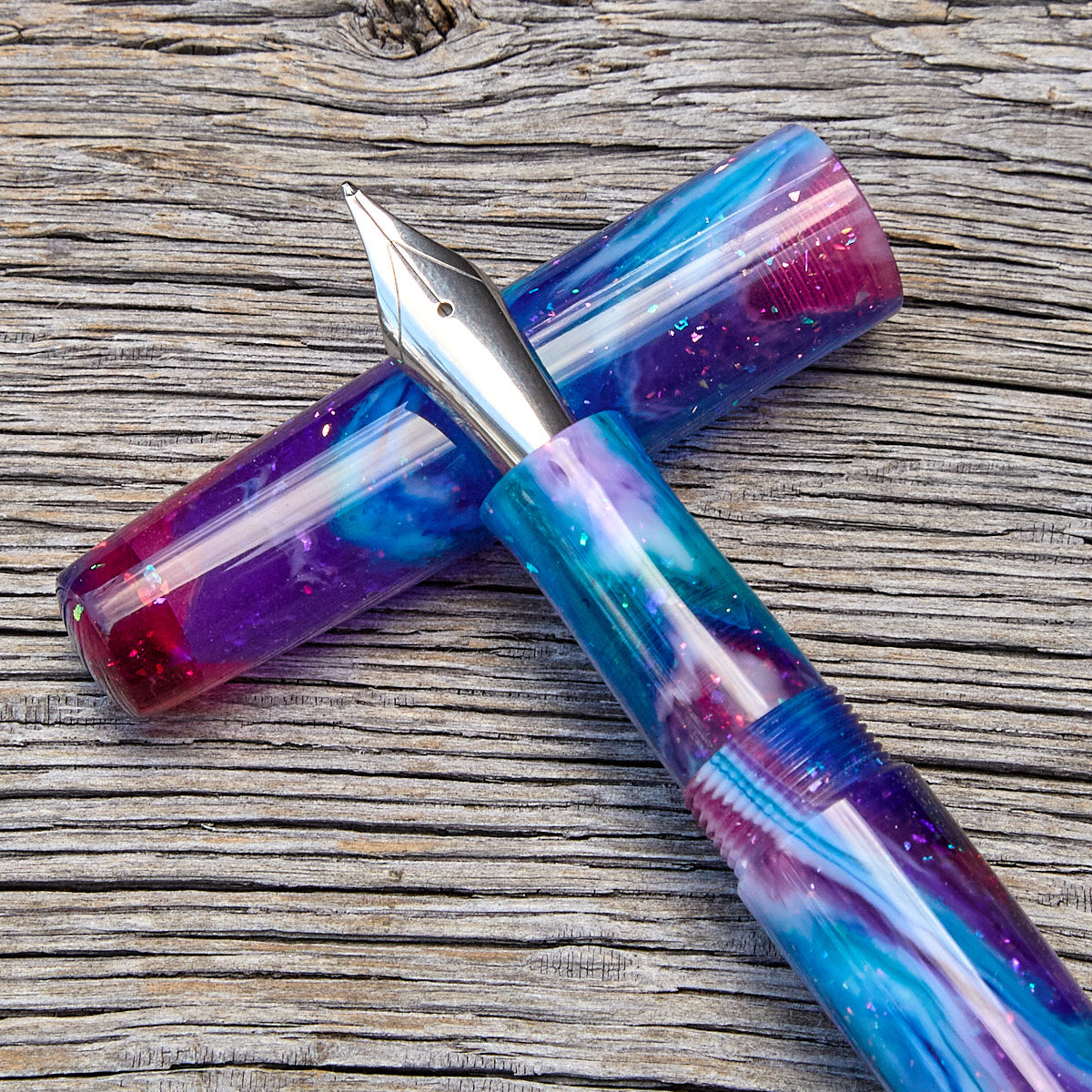 "Blue Nebula" Fountain Pen