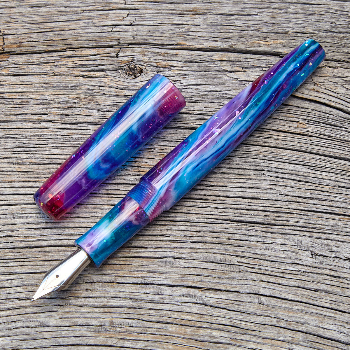 "Blue Nebula" Fountain Pen