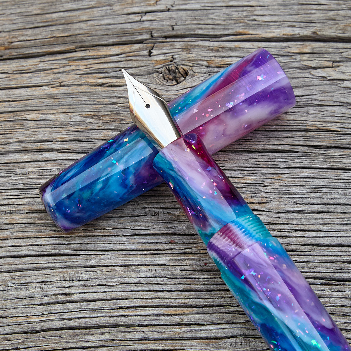 "Blue Nebula" Fountain Pen