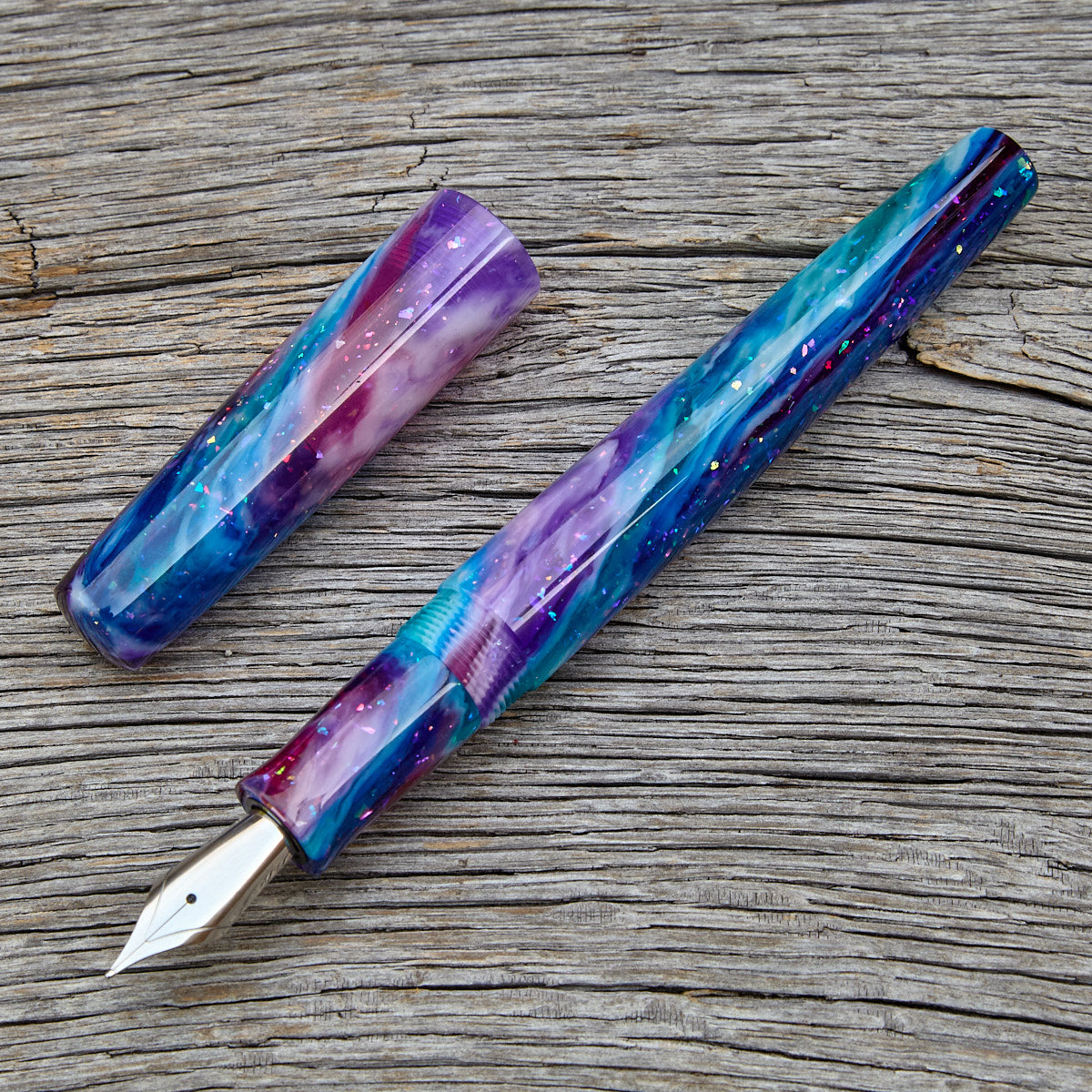 "Blue Nebula" Fountain Pen