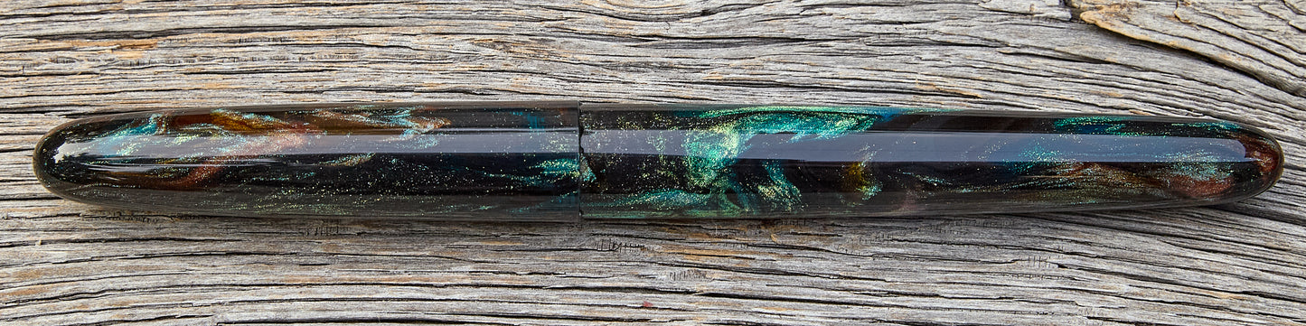 "Absinthe Abalone" Fountain Pen