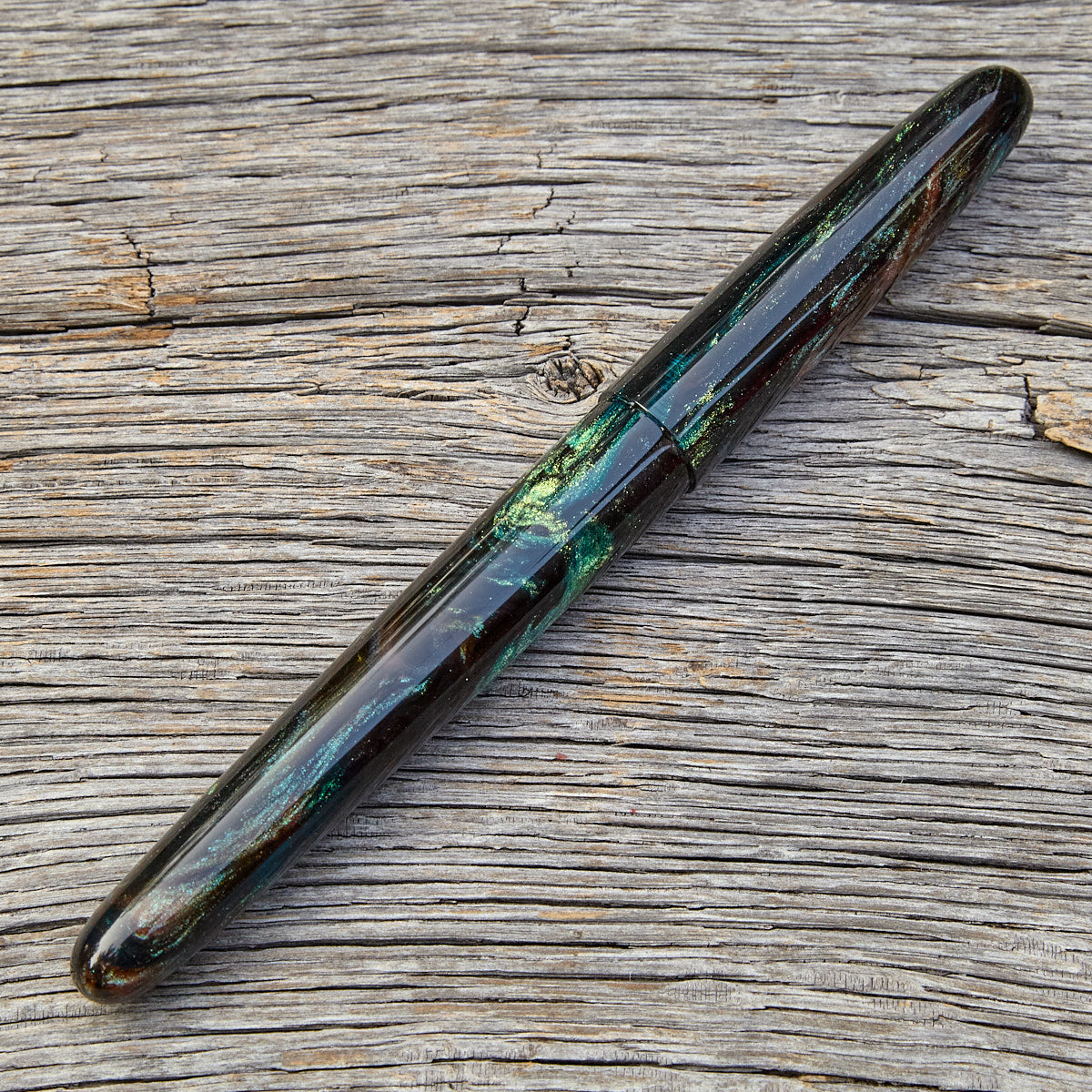"Absinthe Abalone" Fountain Pen