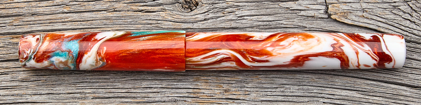 "Fall of Pompeii" Fountain Pen