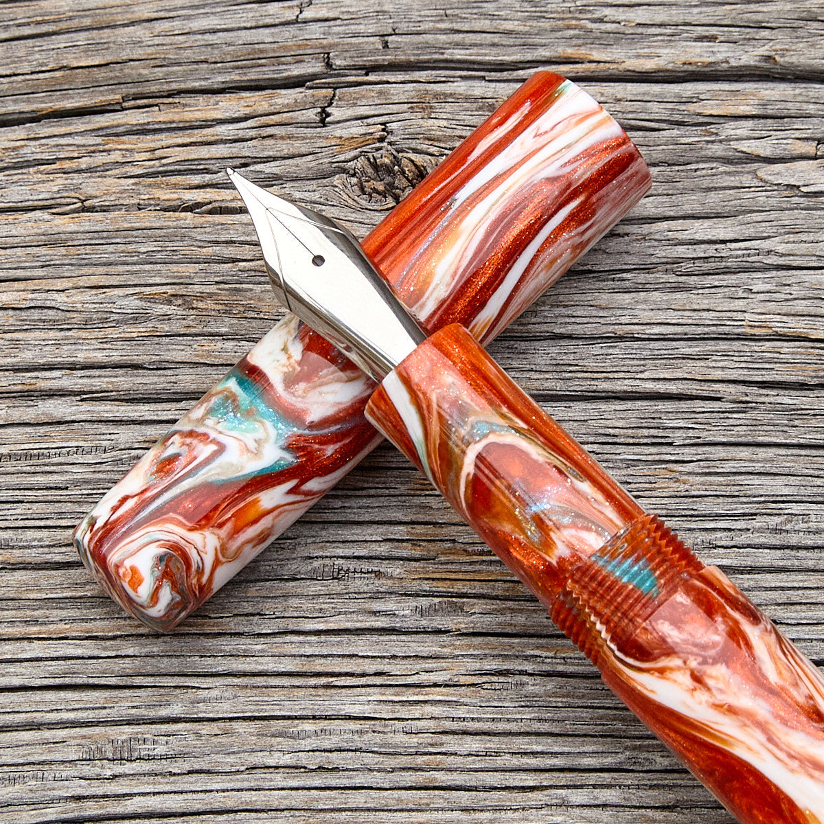 "Fall of Pompeii" Fountain Pen