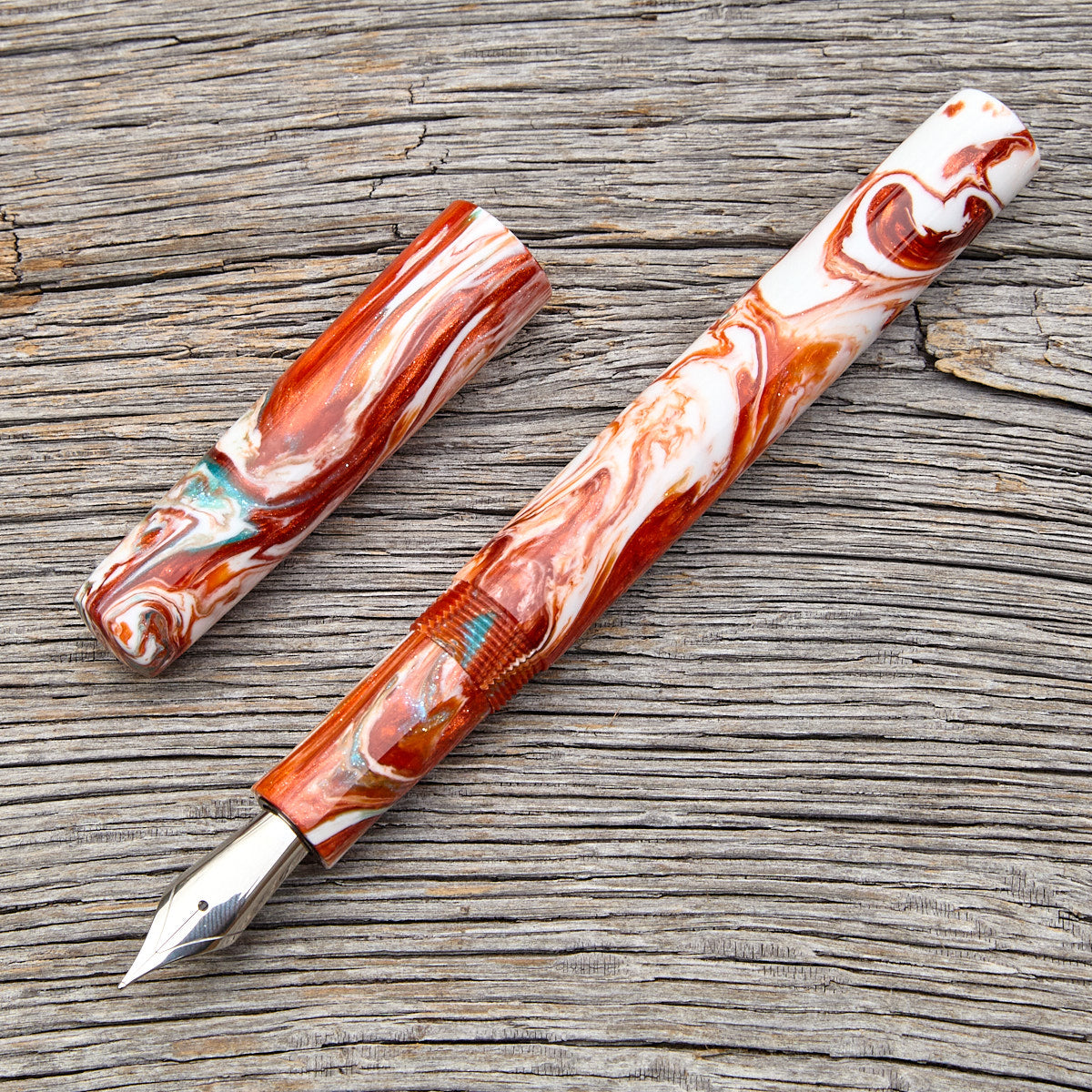 "Fall of Pompeii" Fountain Pen