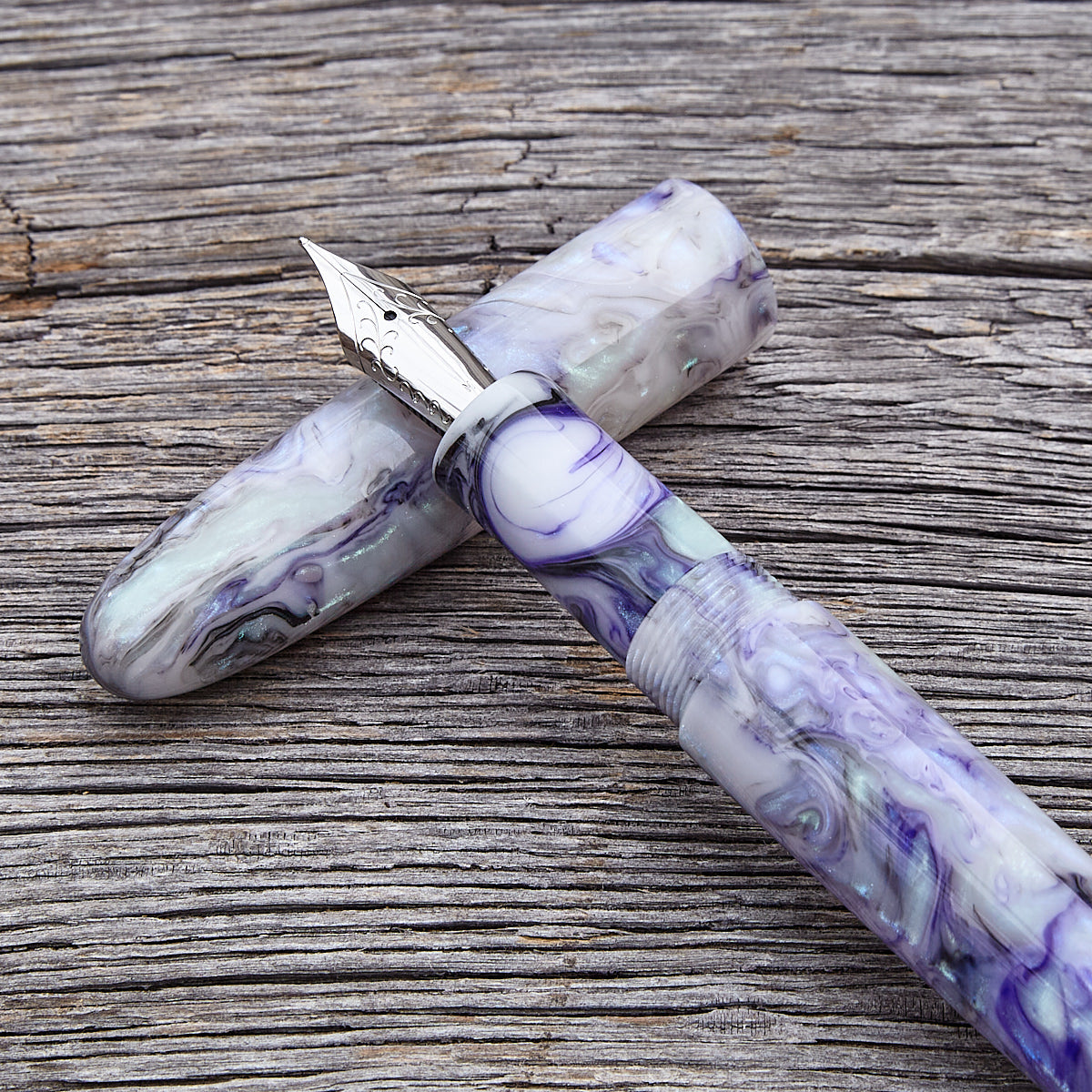 "Violet Abalone" Fountain Pen