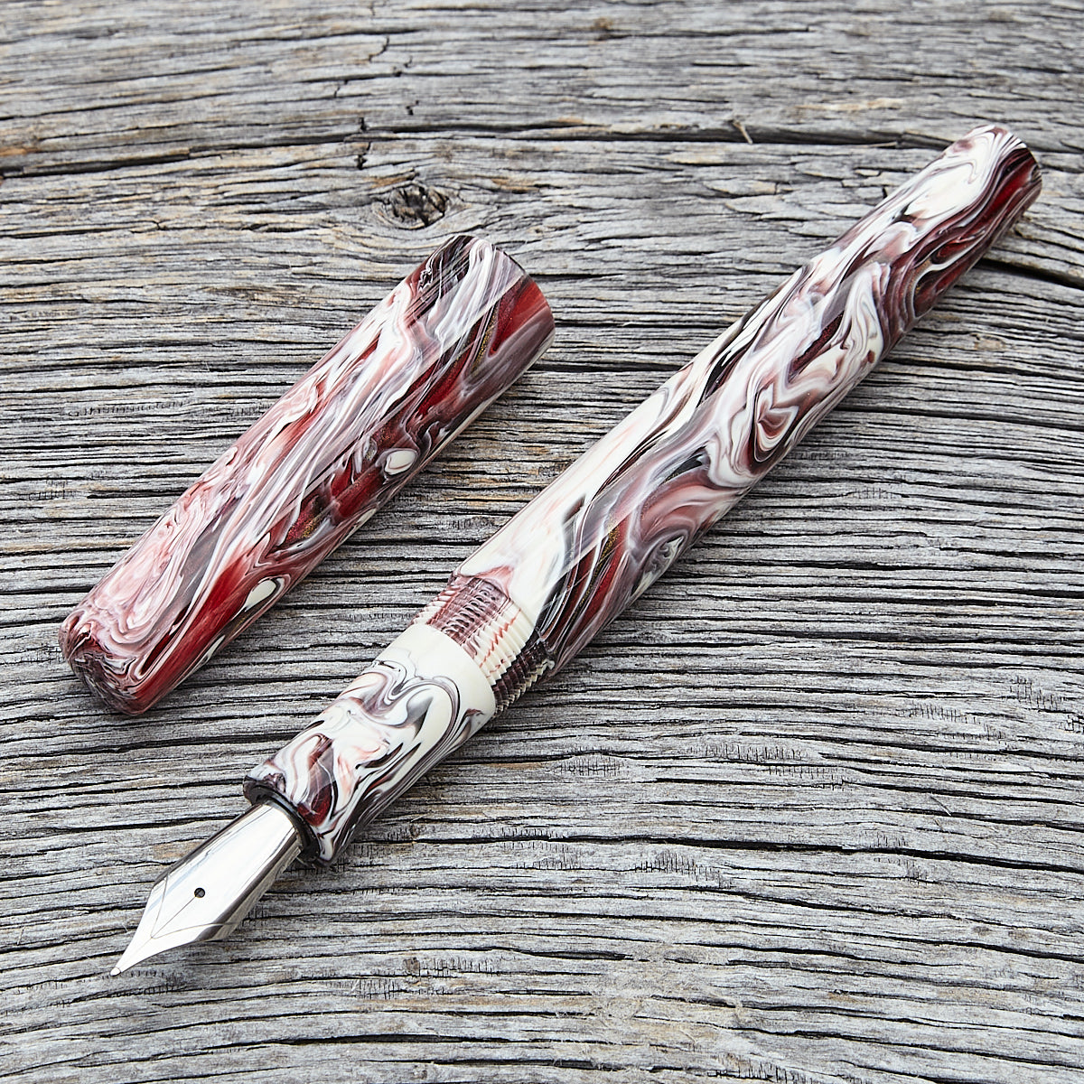 "Black Cherry Koi" Fountain Pen