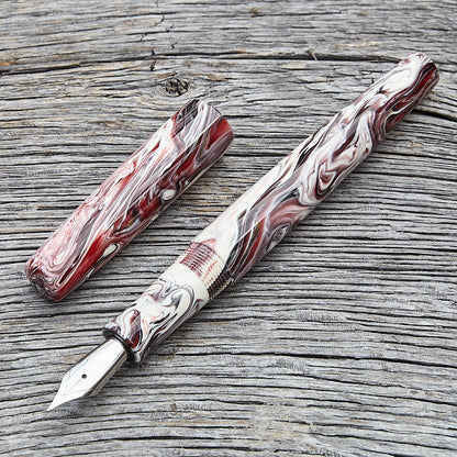 "Black Cherry Koi" Fountain Pen