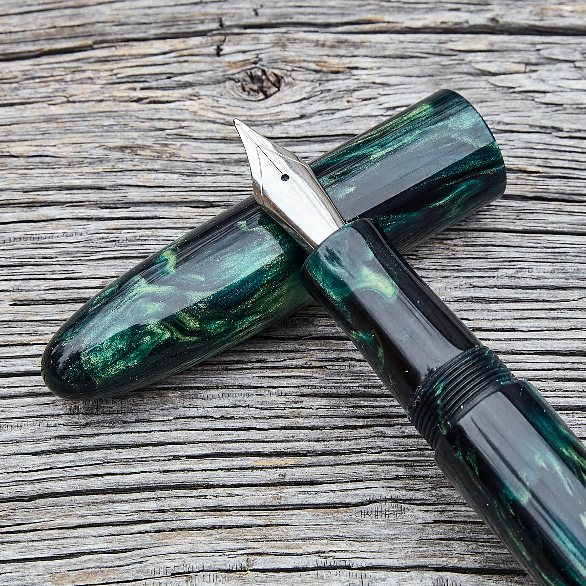 "Dark Cenote" Fountain Pen