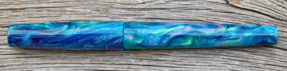 "Teal Agate XTR" Fountain Pen