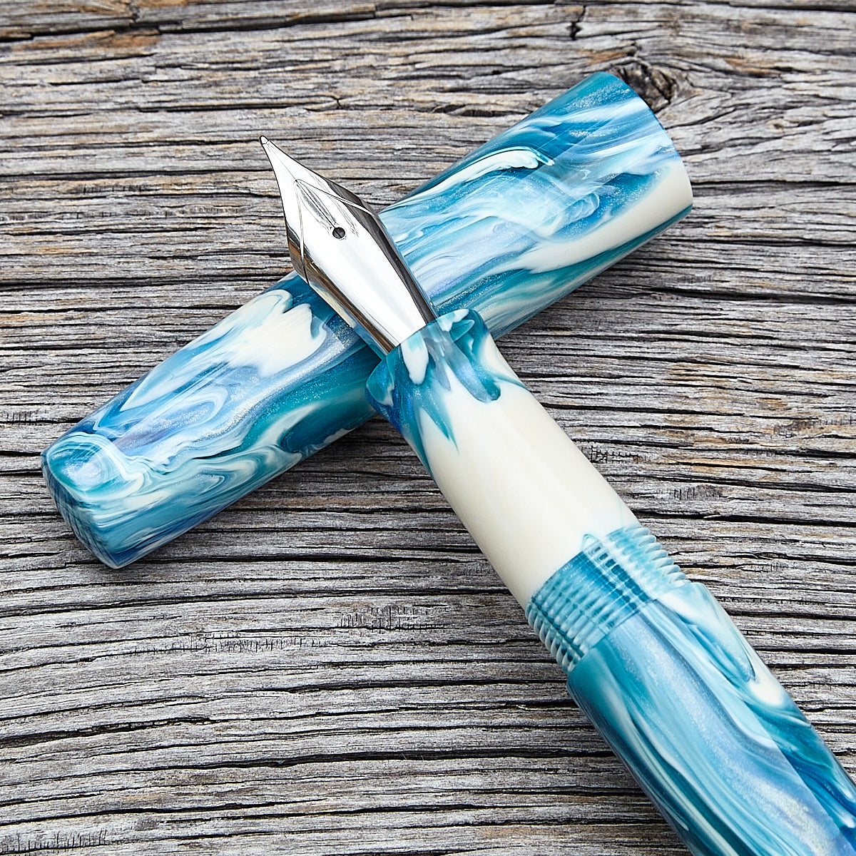 "Peacock Koi" Fountain Pen