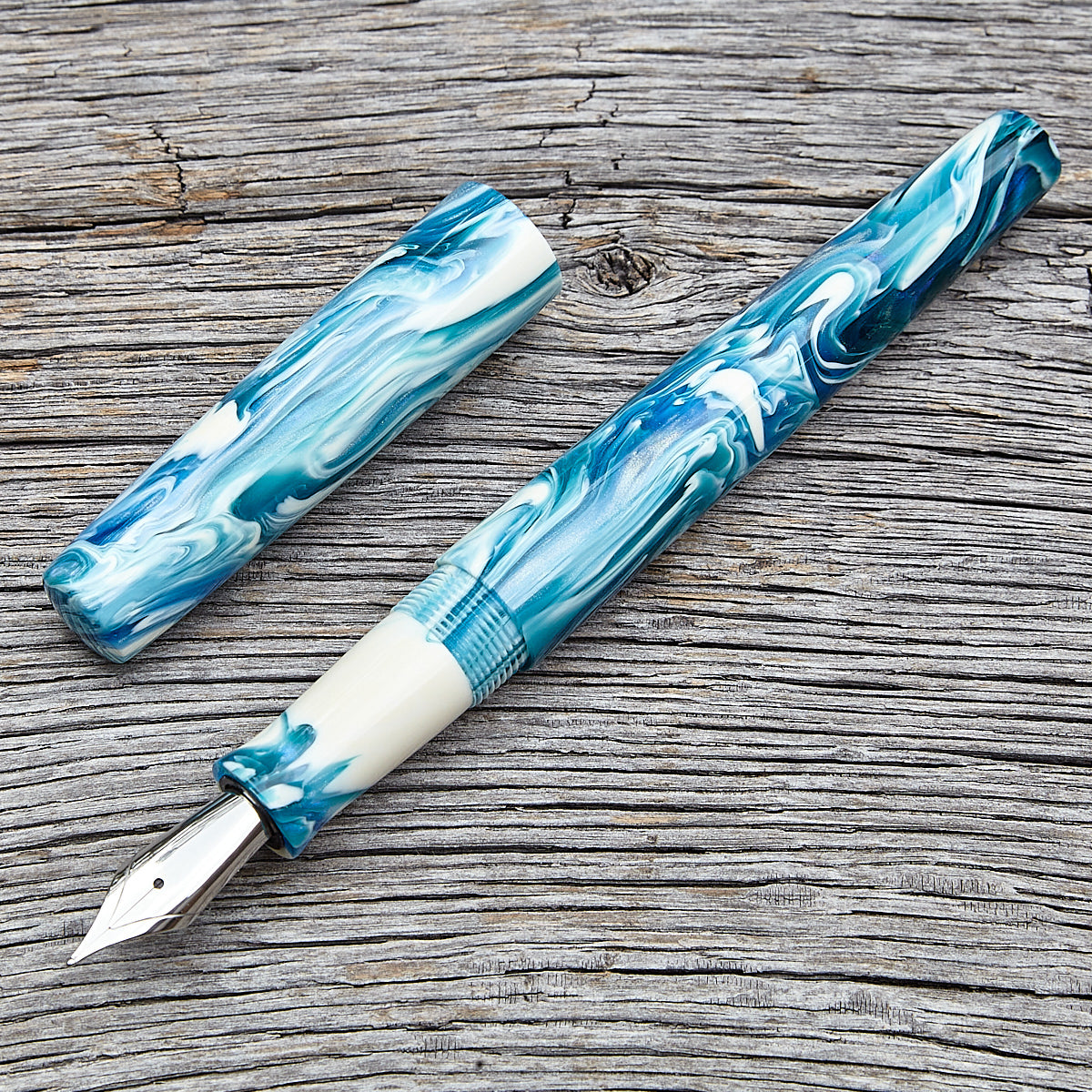 "Peacock Koi" Fountain Pen