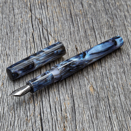 "Ecto Blue" Fountain Pen