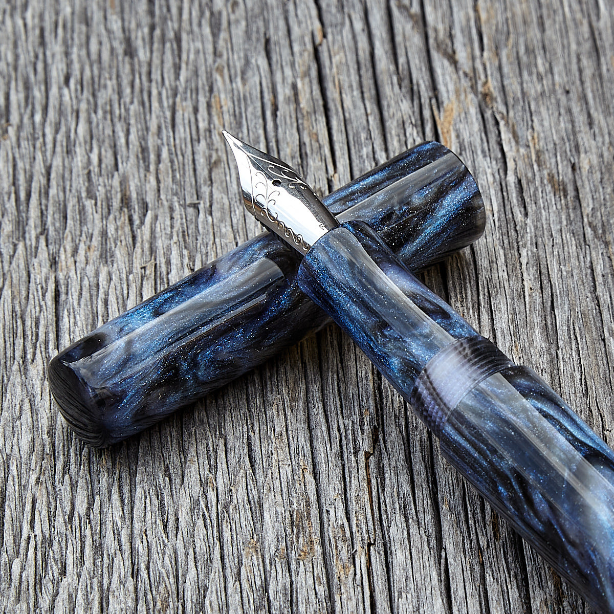 "Ecto Blue" Fountain Pen