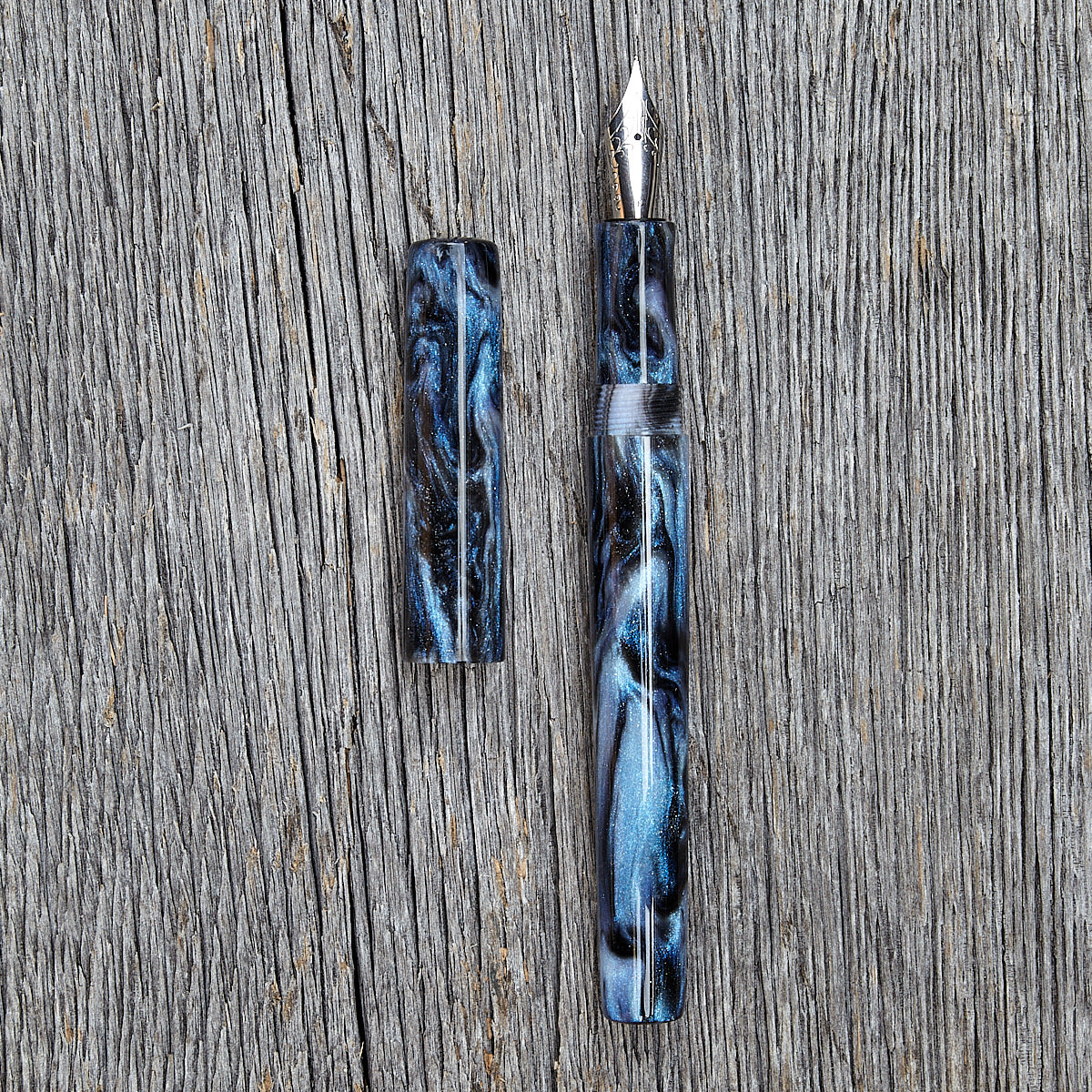 "Ecto Blue" Fountain Pen