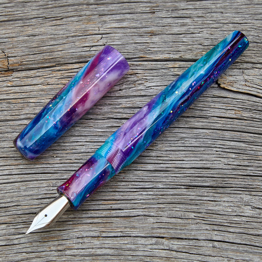 "Blue Nebula" Fountain Pen