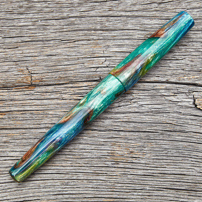 "Peacock Abalone LE" Fountain Pen