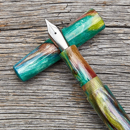 Stormwinds "Peacock Abalone" Fountain Pen