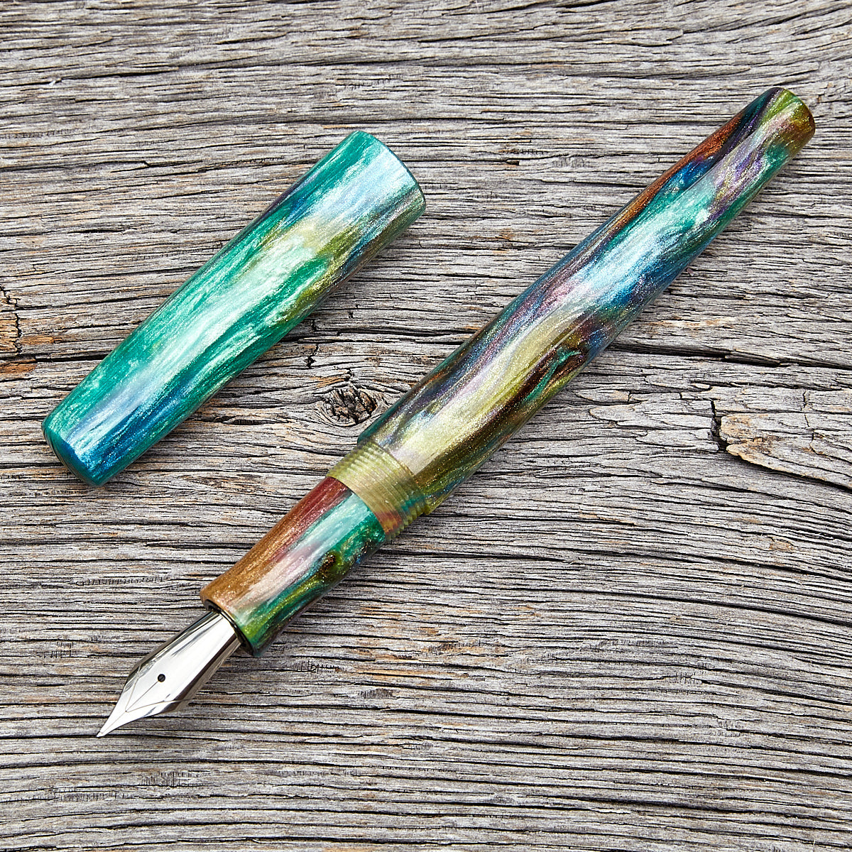 "Peacock Abalone LE" Fountain Pen