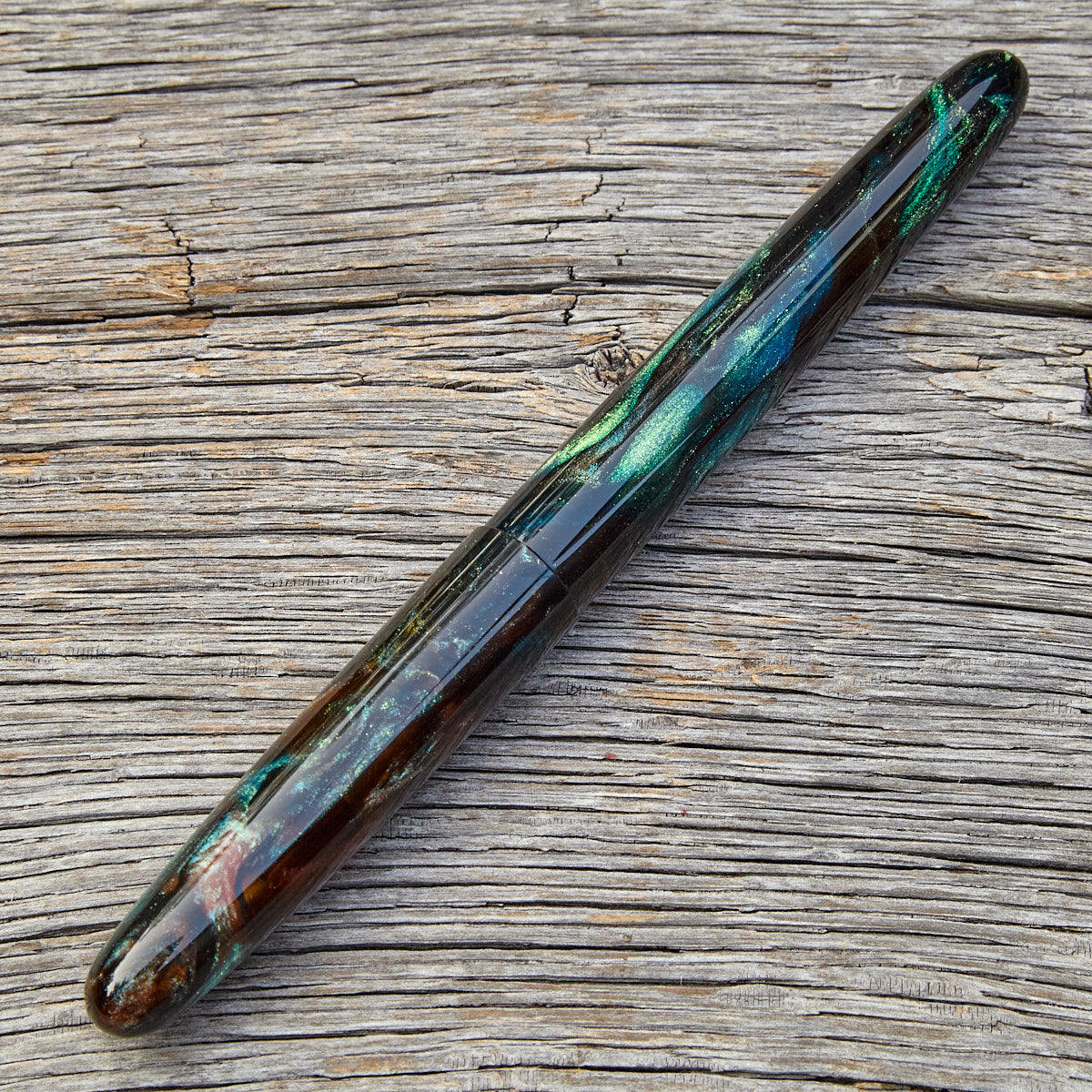 "Absinthe Abalone" Fountain Pen