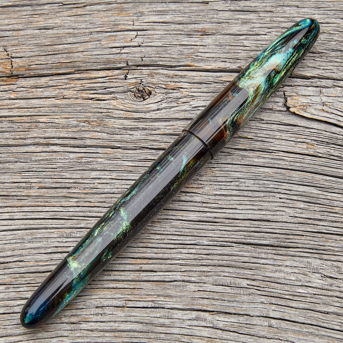 "Absinthe Abalone" Fountain Pen