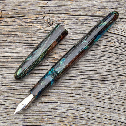 "Absinthe Abalone" Fountain Pen