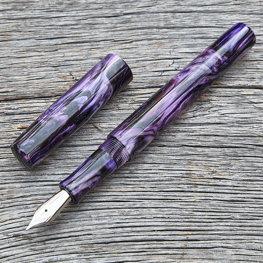 "Dusky Orchid Abalone" Fountain Pen