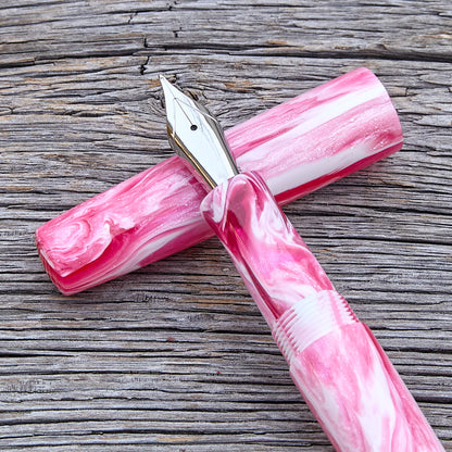 "Raspberry Ripple" Fountain Pen