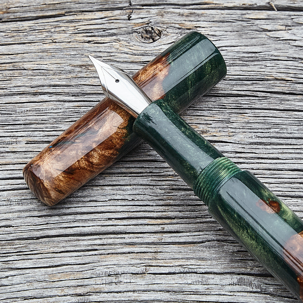 "Wood Green Hybrid" Fountain Pen