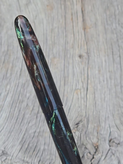 "Absinthe Abalone" Fountain Pen