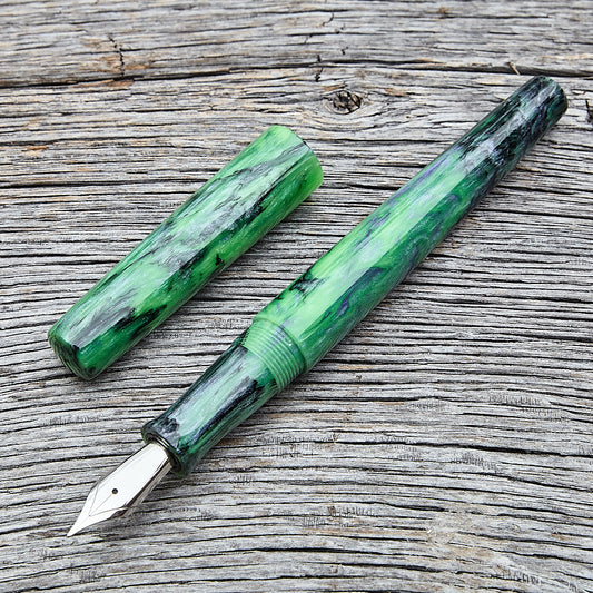 "Mad Science Green" Fountain Pen